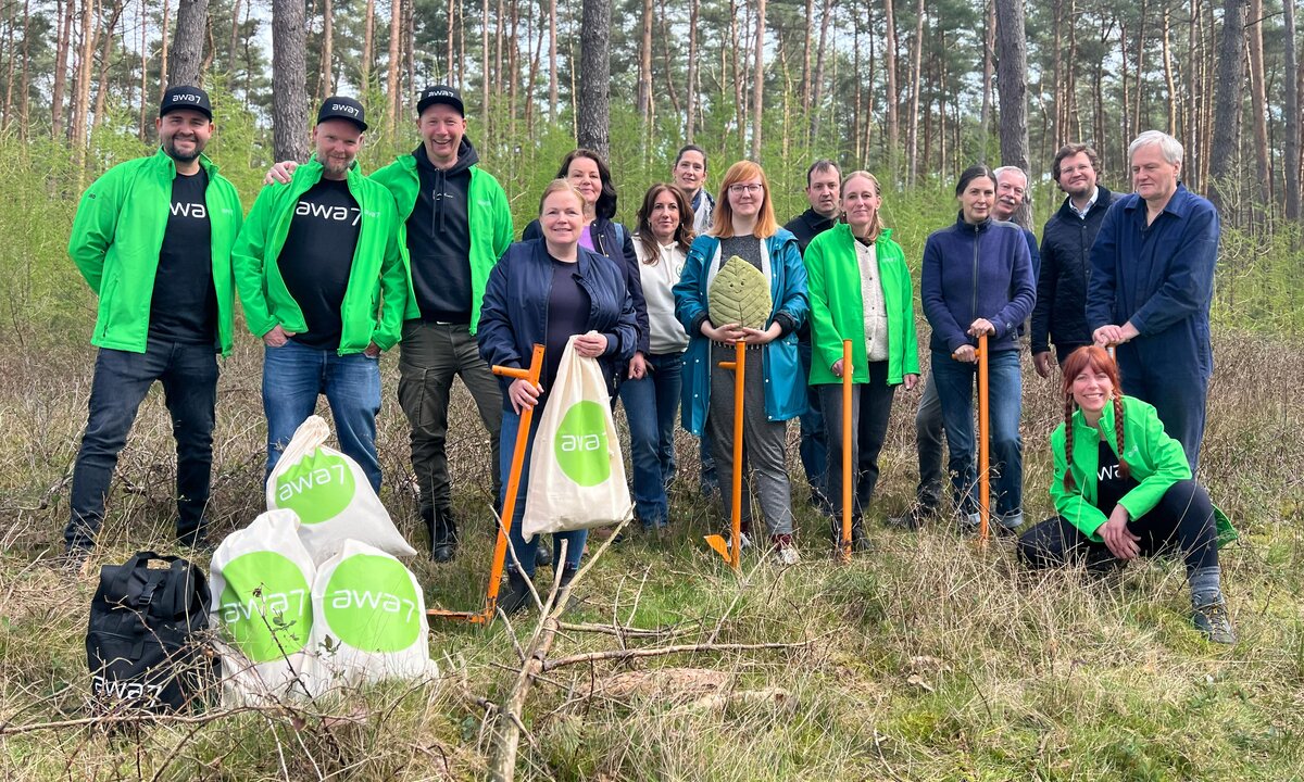 Team von awa7 und Aktion Baum